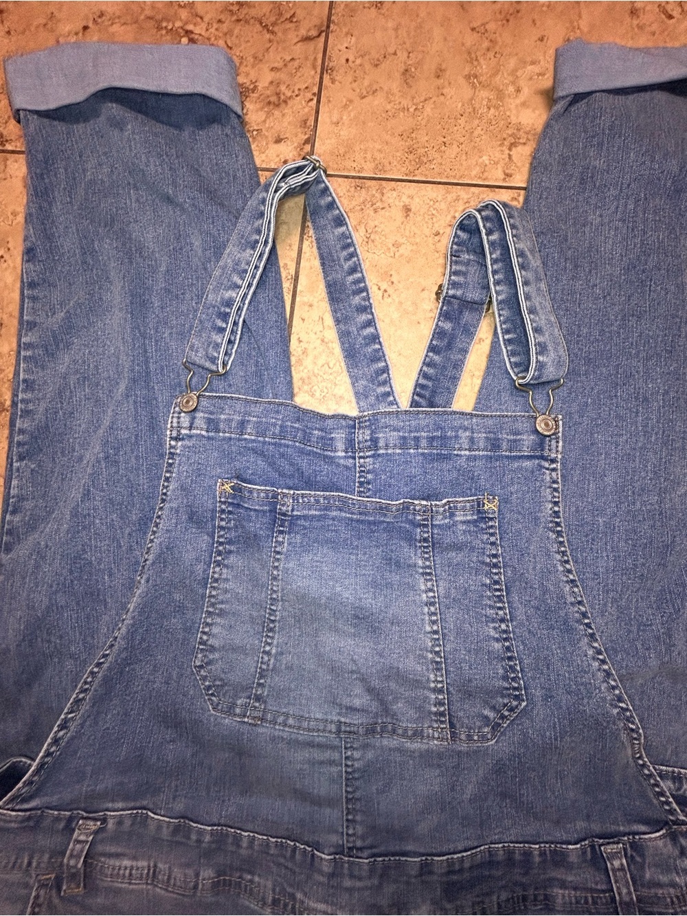 Wallflower Plus Size Denim Overalls - 3X - Picture 5 of 9